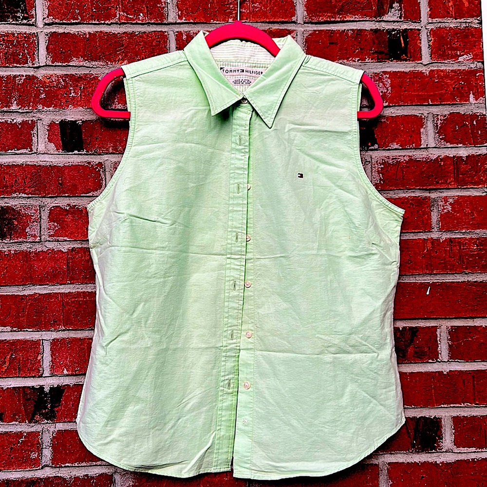 Vintage Tommy Hilfiger Green Shirt